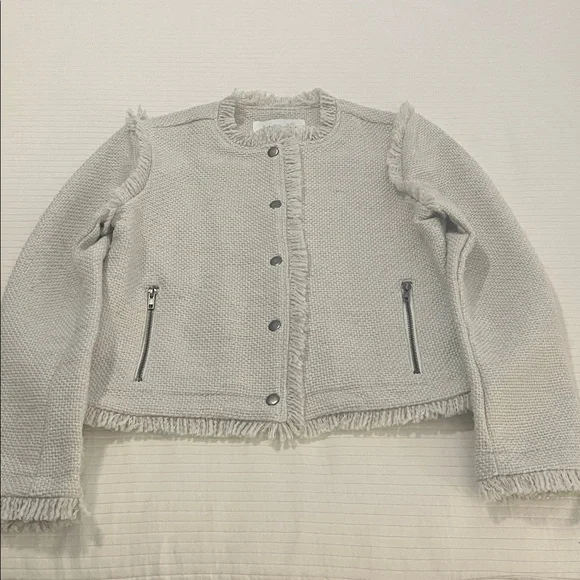 cupcakes & cashmere Gray - Beige Textured Blazer - Picture 1 of 9